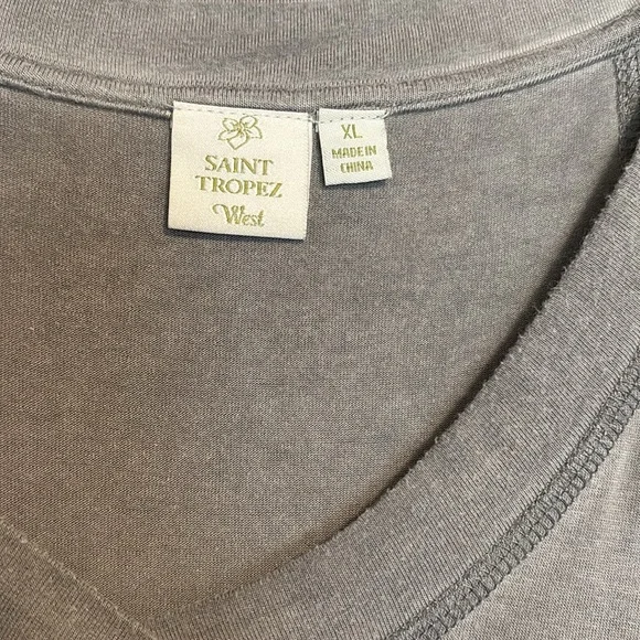 Women's Gray and Green Tops - Picture 3 of 8